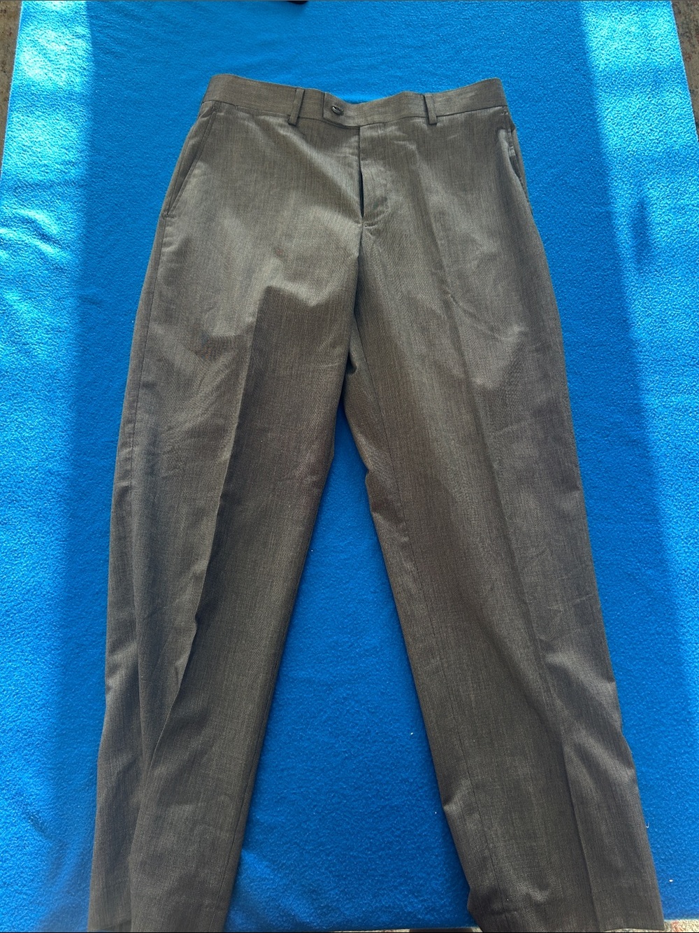 jf j.ferrar Men's Dark Gray Dress Pants - Straight Leg